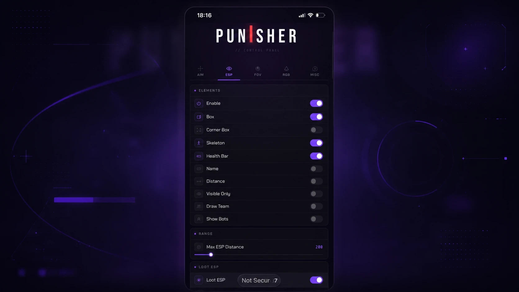 Punisher BO7 External Cheat image 2