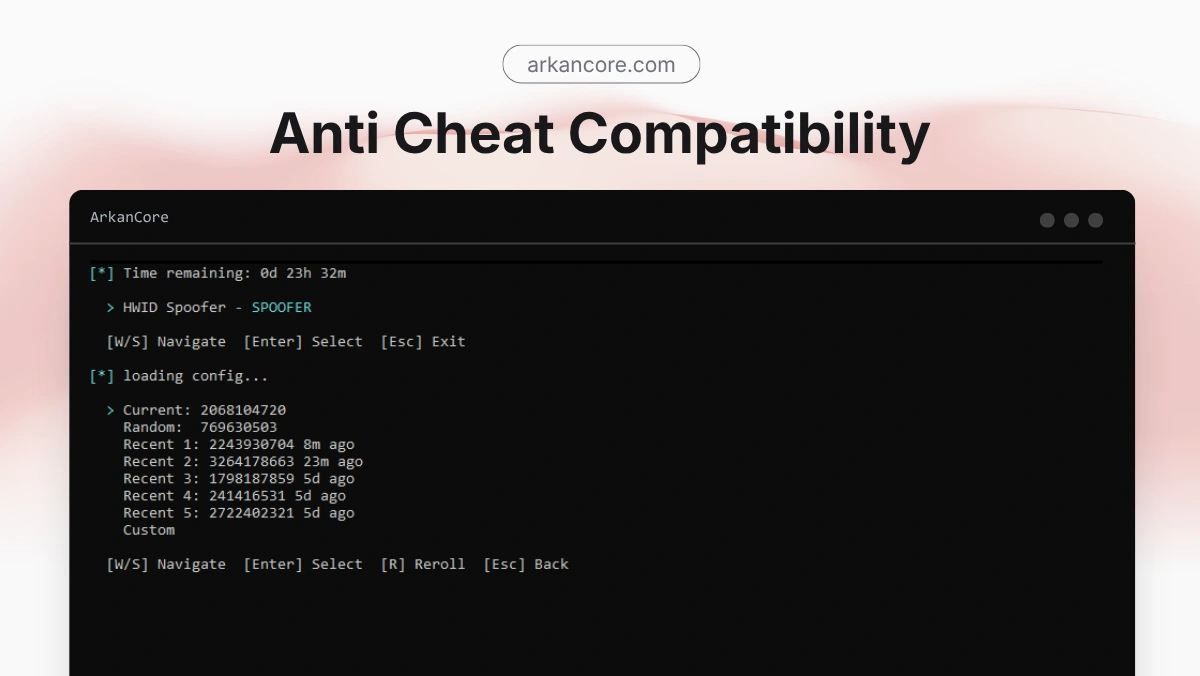 Arkancore Temp Spoofer image 3